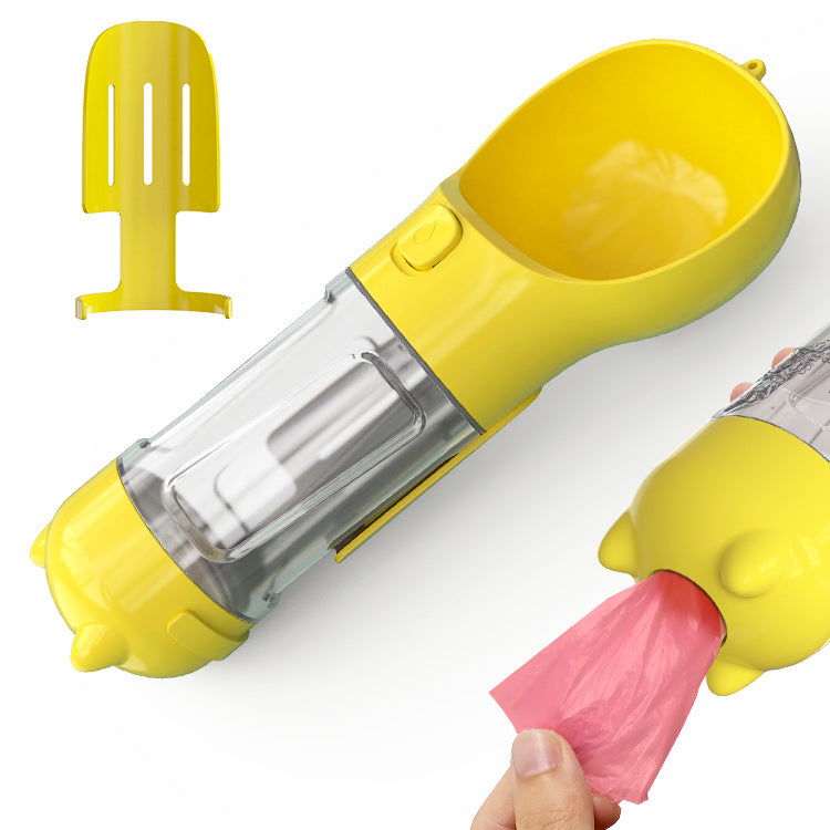 3-in-1 Portable Dog Water Bottle with Feeder