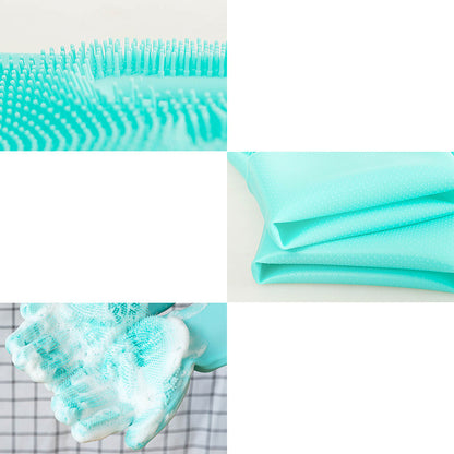 Silicone Pet Grooming Glove Brush