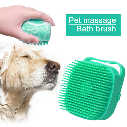 Pet Shampoo & Massage Brush