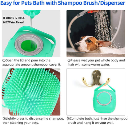 Pet Shampoo & Massage Brush