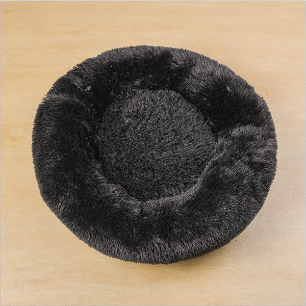 Small Pet Round Plush Dog Bed