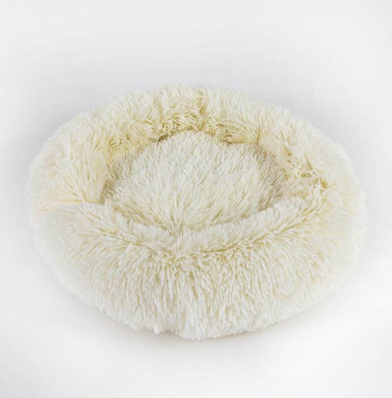 Small Pet Round Plush Dog Bed