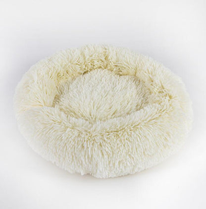 Small Pet Round Plush Dog Bed