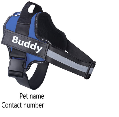Personalized Reflective Dog Harness