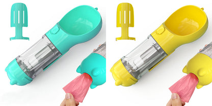 3-in-1 Portable Dog Water Bottle with Feeder