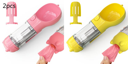 3-in-1 Portable Dog Water Bottle with Feeder