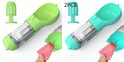 3-in-1 Portable Dog Water Bottle with Feeder