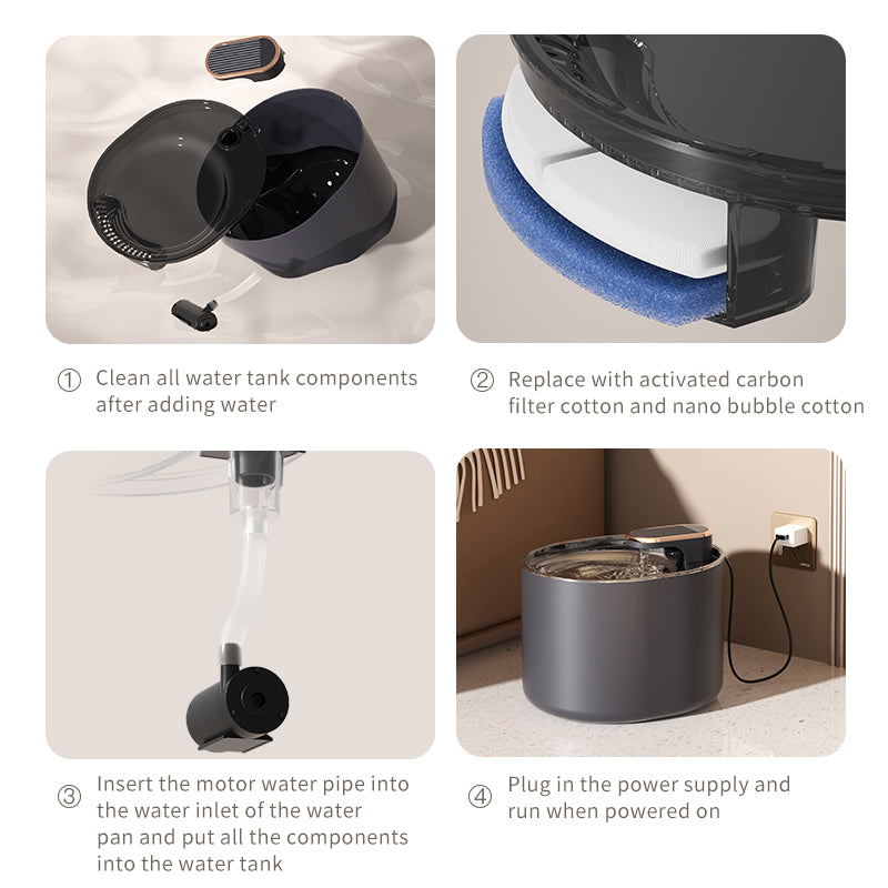 Automatic USB Pet Water Fountain