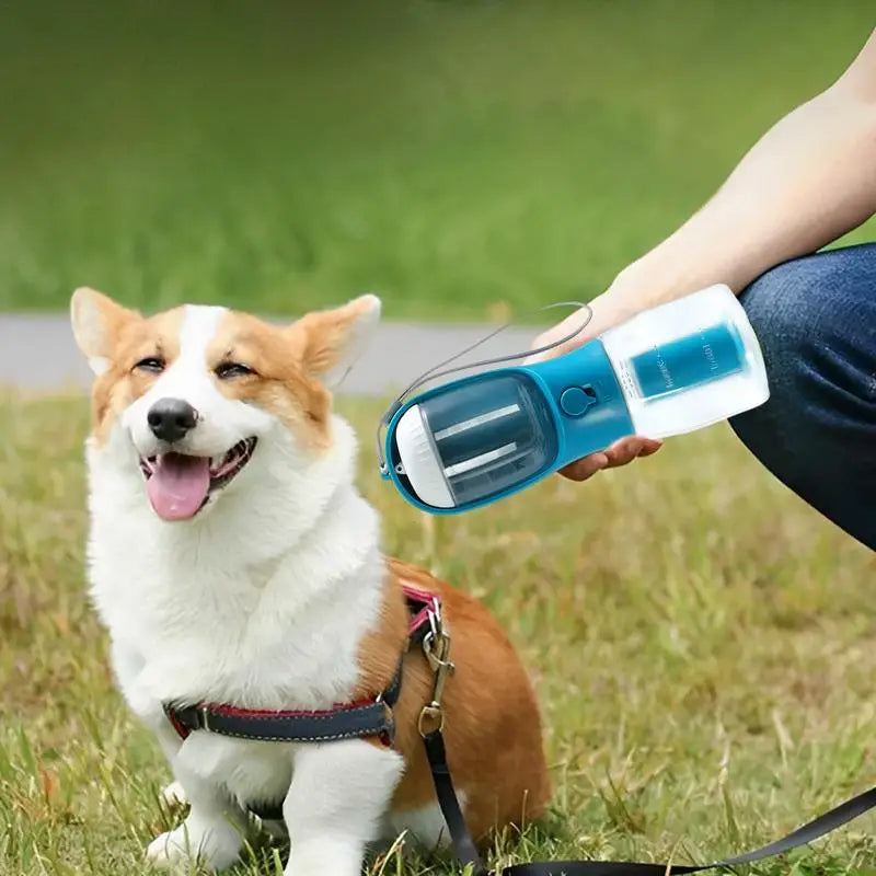 3-in-1 Portable Dog Water Cup with Food
