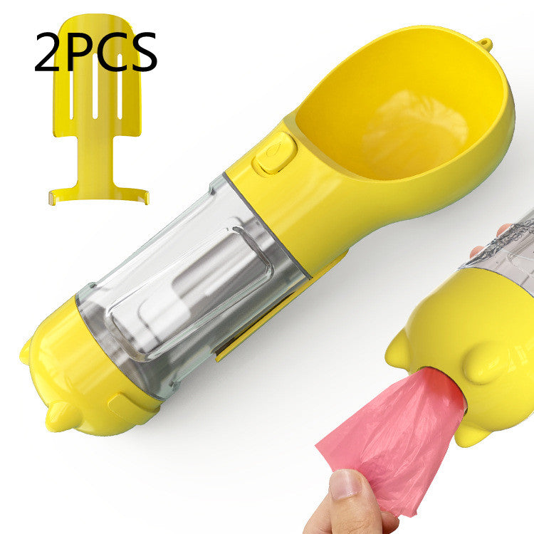 3-in-1 Portable Dog Water Bottle with Feeder