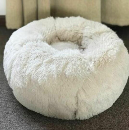 Small Pet Round Plush Dog Bed