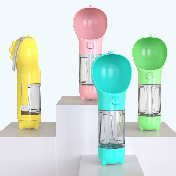 3-in-1 Portable Dog Water Bottle with Feeder