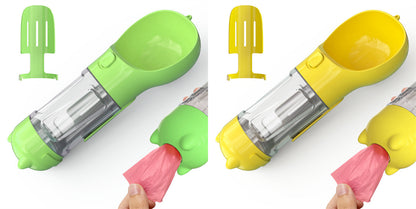 3-in-1 Portable Dog Water Bottle with Feeder
