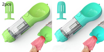 3-in-1 Portable Dog Water Bottle with Feeder