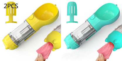 3-in-1 Portable Dog Water Bottle with Feeder