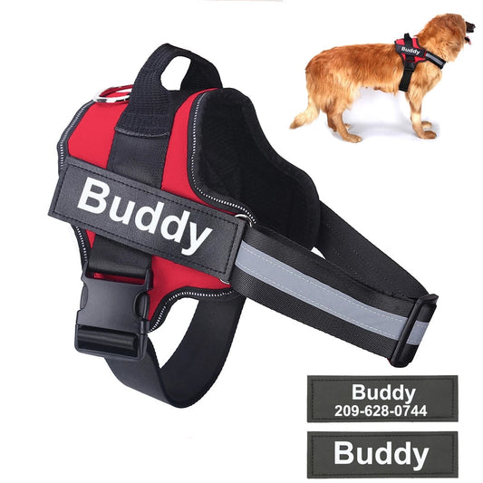 Personalized Reflective Dog Harness