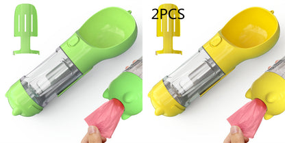 3-in-1 Portable Dog Water Bottle with Feeder