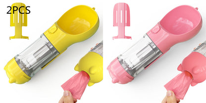 3-in-1 Portable Dog Water Bottle with Feeder