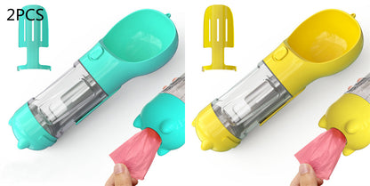3-in-1 Portable Dog Water Bottle with Feeder